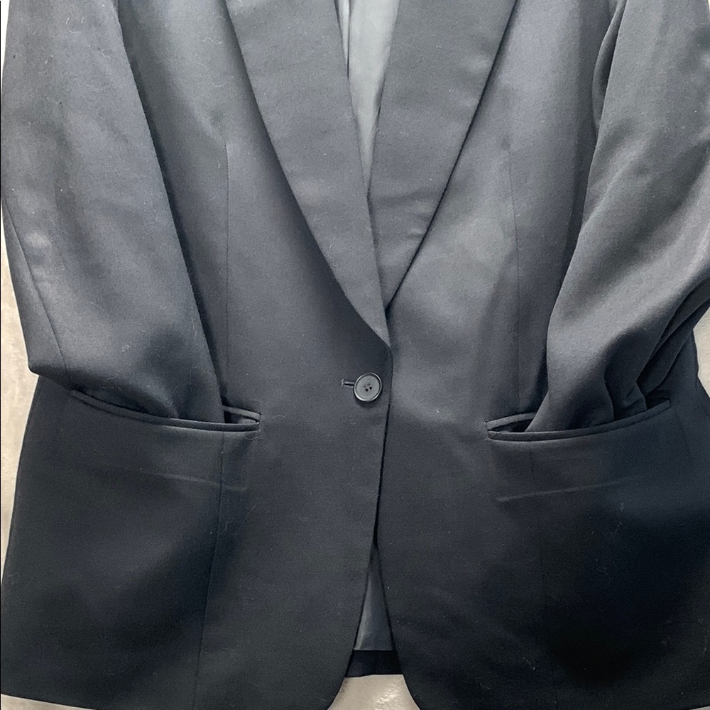 PENDELTON | SIZE 8 WOMENS CLASSIC FITTED JACKET BLAZER | BLACK - Picture 12 of 16